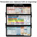WhiteCoat Clipboard® Trifold - Black Food Industry Edition